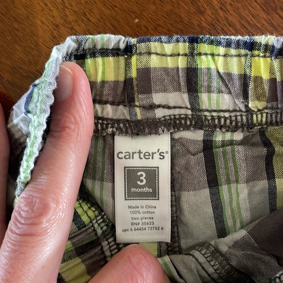 Carters Baby Boy Polo and Shorts Set - Size 3M - Picture 5 of 5